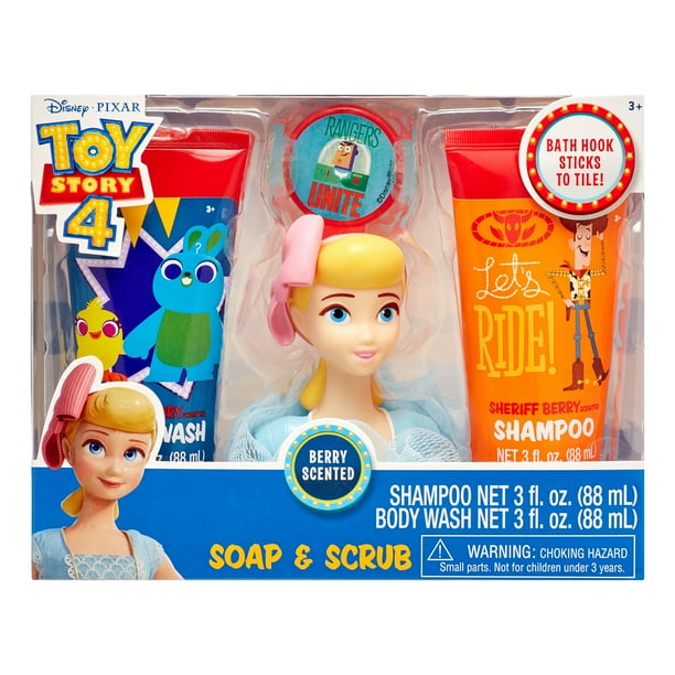 Disney Pixar Toy Story 4 4Piece Soap and Scrub Body Wash and Shampoo