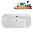 thumbnail image 2 of 59" Streamline N2060BNK Freestanding Tub and Tray With Internal Drain, 2 of 8