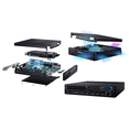 thumbnail image 4 of Lenovo ThinkCentre M90q Tiny Desktop Computer for Home Office, 16GB DDR5 RAM, 512GB PCIe SSD, Intel Core Ultra 5 235T vPro, WiFi 6, BT, KB & Mouse, W11P,Black, 4 of 7