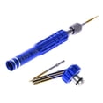 thumbnail image 3 of Herramienta De Apertura De Reparación De Teléfono de material acero De Aleación 5 en un De Destornilladores T5 5 Puntos Para MarBook / MP3 / - Azul CUTICAT herramienta destornillador, 3 of 8