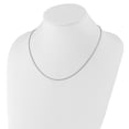 thumbnail image 3 of 925 Sterling Silver Rope Chain Styles Necklace Adjustable 1.4 mm D/C 30 inch, 3 of 6