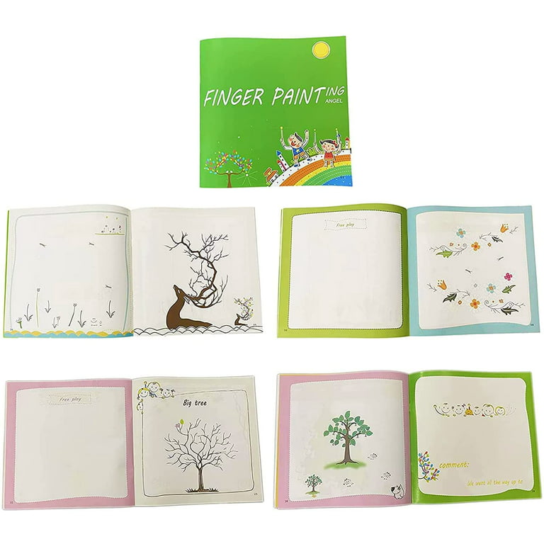 Gtlzlz Finger Ink Pads for Kids, 20 Colors Ink Stamp Pads, Washable Craft Stamp  Pad DIY Color for Rubber Stamps, Paper