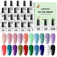 thumbnail image 1 of Set de esmaltes de uñas en gel JODSONE, 20 colores con base y capa superior, 230 ml, 1 of 8
