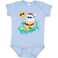 thumbnail image 3 of Inktastic Surfing Santa Boys or Girls Baby Bodysuit, 3 of 5