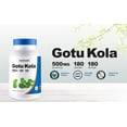 thumbnail image 4 of Suplemento Nutricost Gotu Kola 500 mg 180 cápsulas, 4 of 7