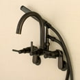 thumbnail image 5 of Kingston Brass AE8155DL 7" Adjustable Wall Mount Tub Fi AE8155DL, 5 of 6