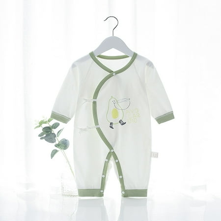 

Journey Kids Baby Long Sleeve Jumpsuit Breathable Skin-friendly Fashion Clothing(Side Opening 1 52cm)