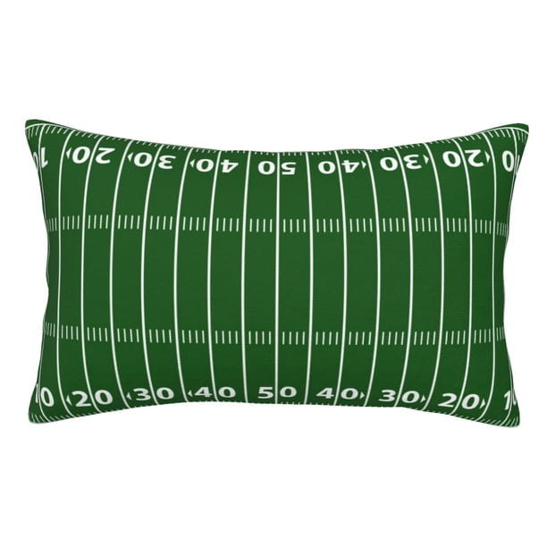 Balery American Football Field1 Funda de Cojín Estampada, Regalos para Mujeres, Regalos de Amor para Ella, Regalos para Novia o Esposa, Funda de Almohada-14"x20"