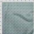 thumbnail image 4 of oneOone Rayon Light Green Fabric African Sewing Craft Projects Fabric Prints By Yard 56 Inch Wide, 4 of 4
