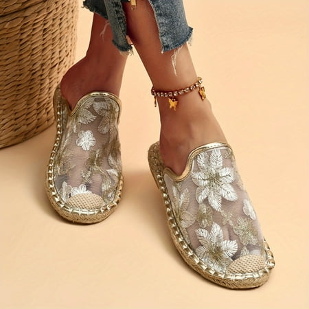 

Women s Rhinestone Pattern Sandals Slip On Peep Toe Casual Chunky Heel Shoes Versatile Summer Slingback Shoes