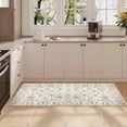 thumbnail image 5 of Washable Kitchen Runner Rug 60" x 22", Non-Slip Soft Low Profile Kitchen Rug, Farmhouse Distressed Floral Oriental Rug for Kitchen, Hallway & Laundry Room, 5 of 6