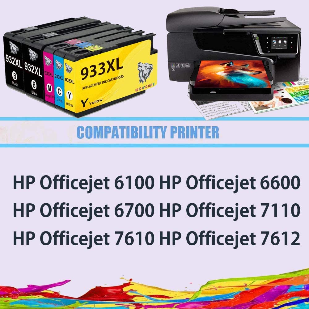 printers that use 933 ink