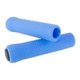 thumbnail image 2 of Puños para bicicleta Ebon 130mm Azul Goma 2 Unidades, 2 of 3