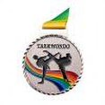 thumbnail image 1 of Juego deportivo Medallas Ganador Premio Hornear Pesca Taekwondo Medallas (Plata), 1 of 6