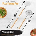 9inch Pizza Turning Peel Metal Pizza Peel Spinner Perforated