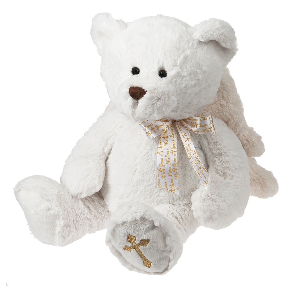 God Bless Cuddles Bear Angel Wing Teddy Bear Plush Toy - By Ganz (15in) - Walmart.com - Walmart.com