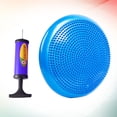 thumbnail image 1 of WRITWAA Inflatable Wobble Disc Blue for Balance Training and Posture Improvement with Pump Included, 1 of 8