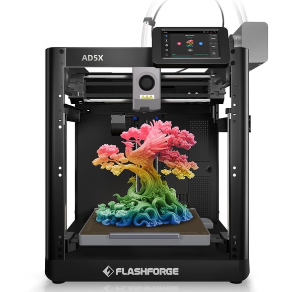 Impresora 3D FLASHFORGE AD5X multicolor de 600 mm/s, velocidad 220 x 220 x 220 mm