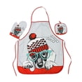 thumbnail image 1 of YHAIOGS Customized Aprons for Men Christmas Idea: Festive Kitchen Cute Apron Heat Set, 1 of 5