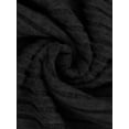 thumbnail image 5 of DARING DIVA Women's Ribbed Knit Sweater Pullover Pajama Set S Black, 5 of 5