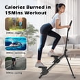 thumbnail image 4 of Machine de Climber pour la Maison, Équipement d'Entraînement Complet avec Main Courante Réglable, Pédales Antidérapantes et Structure Stable, Marchepied Pliable pour Cardio, Brûleur de Graisse, Entraînement des Jambes et des Hanches, 4 of 6