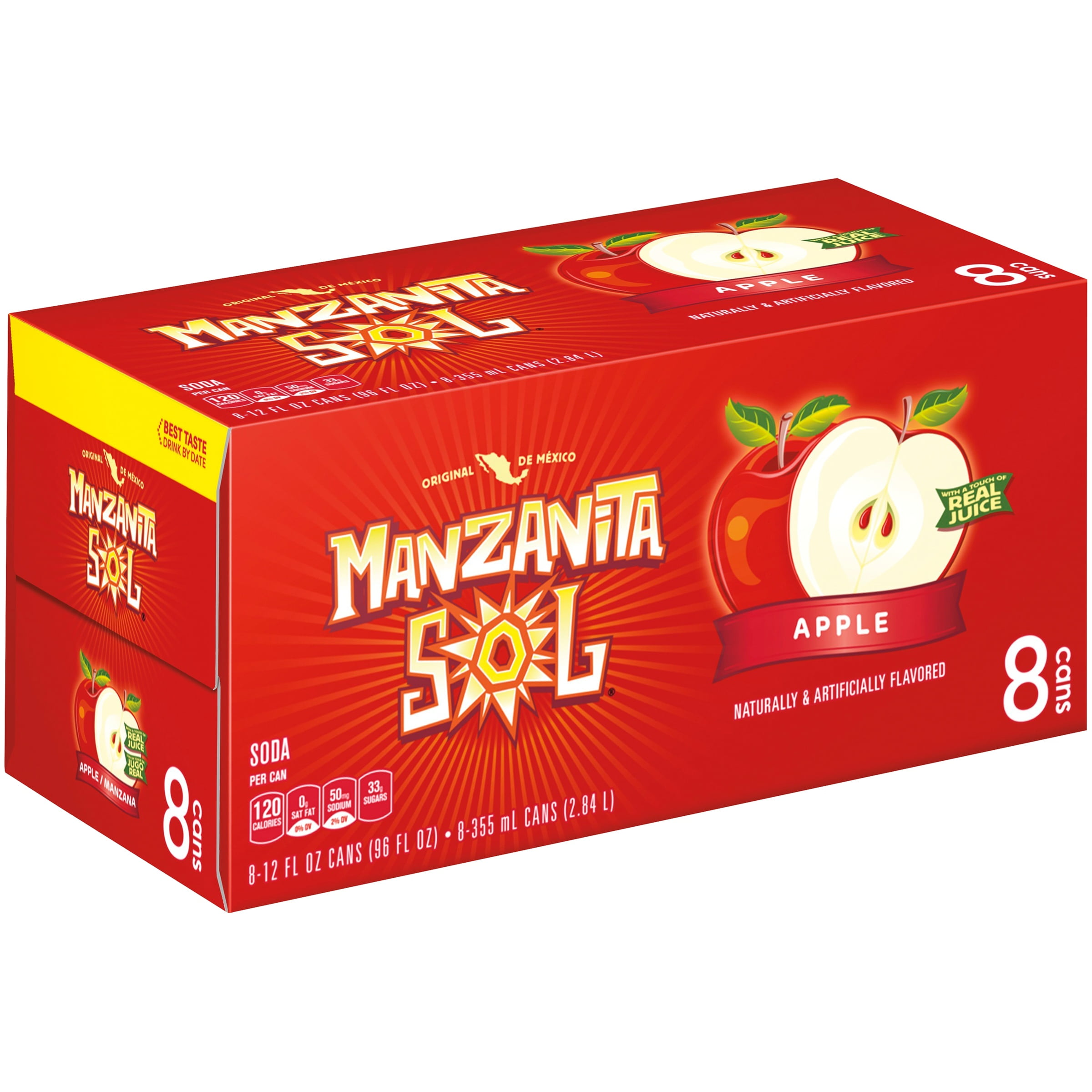 Manzanita Sol® Apple Soda 812 fl. oz. Cans BrickSeek