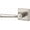 Satin Nickel, variant on Baldwin Federal Keyed Door Lever with Traditional Square Rose