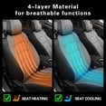thumbnail image 4 of EKR Custom Fit Mustang Car Seat Cover for Ford Mustang Fastback EcoBoost, EcoBoost Premium,GT, GT Premium 2015 -2026 ,Rear Row Backrest 50/50 Split ,Full Set Leather Seat Covers(Black/Gray), 4 of 5