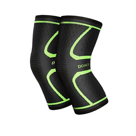 Knee Compression Sleeve - Knee Compression Sleeve (1 Pair) - Instant Knee Support Brace for Running, Sports, Jogging, Basketball - Meniscus Tear, Arthritis, Joint Pain Relief, Injury Recovery for Men & Women