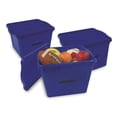 thumbnail image 2 of Blue Shield Deluxe Storage Bins with Lids (Set of 3), 2 of 5