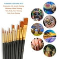 thumbnail image 5 of Classroom Supplies, Acrylic Paint Brush Set 10Pcs Nylon Hair Brushes For All Purpose Oil, Teacher Gifts, 5 of 9