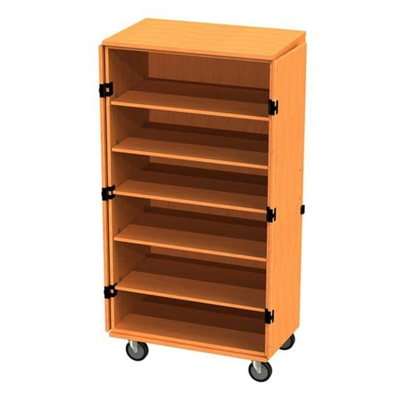 36 X 24 X 60 Transporter Storage Cabinet in Folkstone With 3 Adjustable - 1 Fixed Shelves, Casters