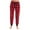 Terry Fabric Red Black Buffalo Plaid, variant on Just Love Loop Terry Tie Dye Jogger Pants for Women (Black, Small)