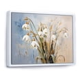 thumbnail image 2 of Designart "Serene Snowdrop Palette II" Snowdrops Floater Framed Canvas Art Print, 2 of 5
