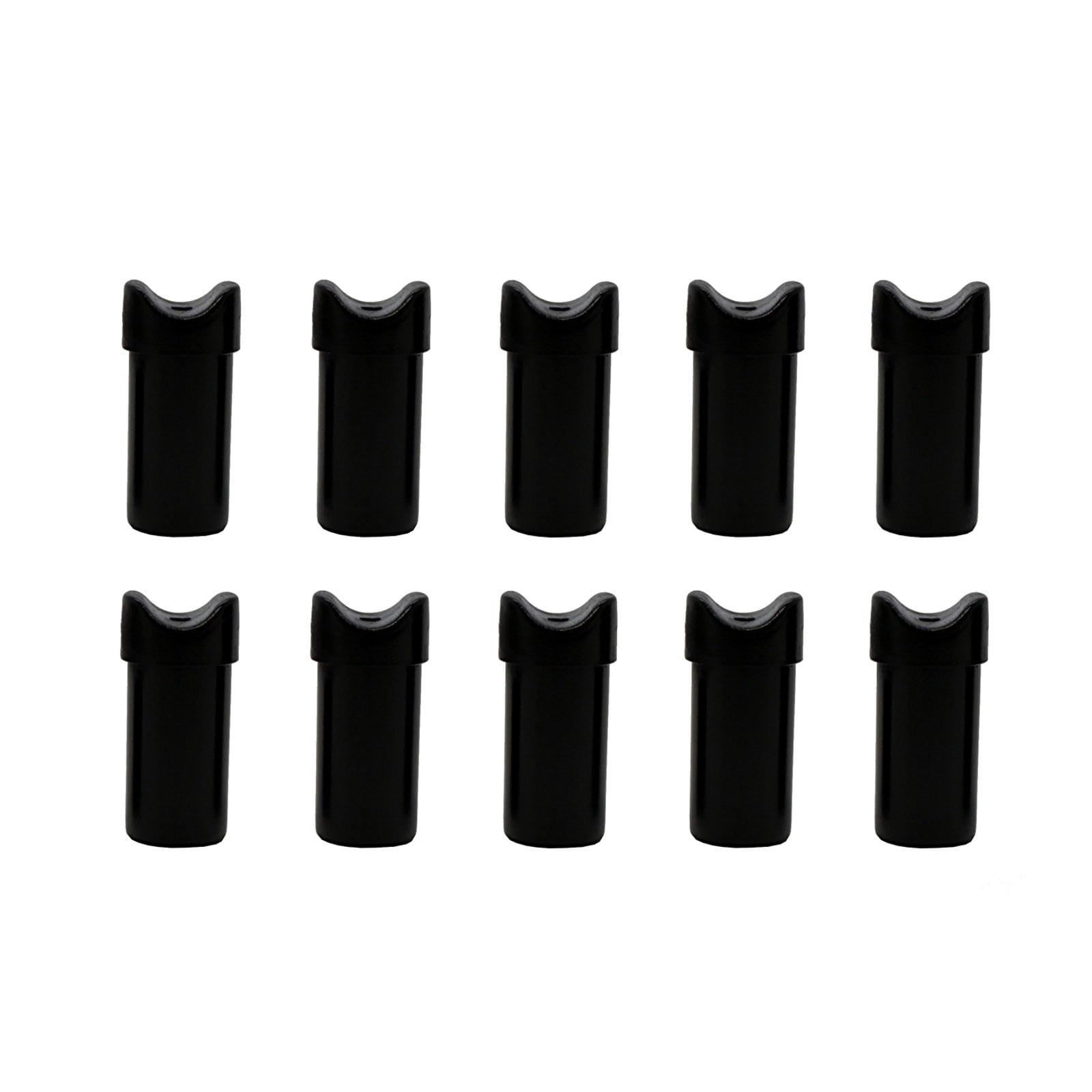 30/pack SAS Replacement Half Moon Nock End For Aluminum Crossbow Arrows Bolts 