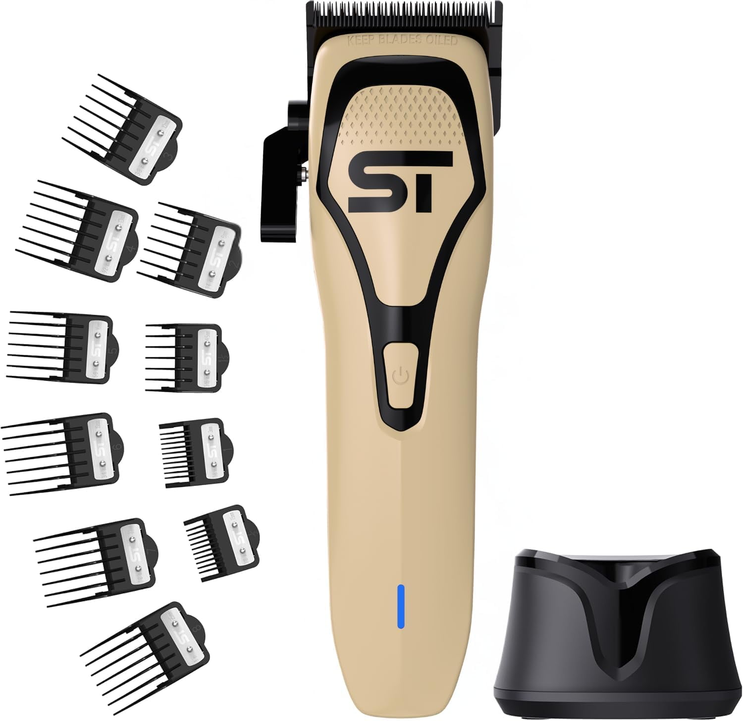 Smart Brain Cordless Hair Clipper – Advanced Black Diamond Blade