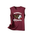 thumbnail image 3 of TDYHUAO Baseball Tanks for Women Baseball Mom Letter Print Leopard Heart Graphic Tank Tops Workout Casual Summer Shirts Top, 3 of 4