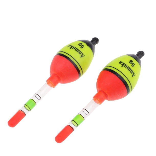 Flotador de pesca perfecl 2pcs 5g de material plástico EVA