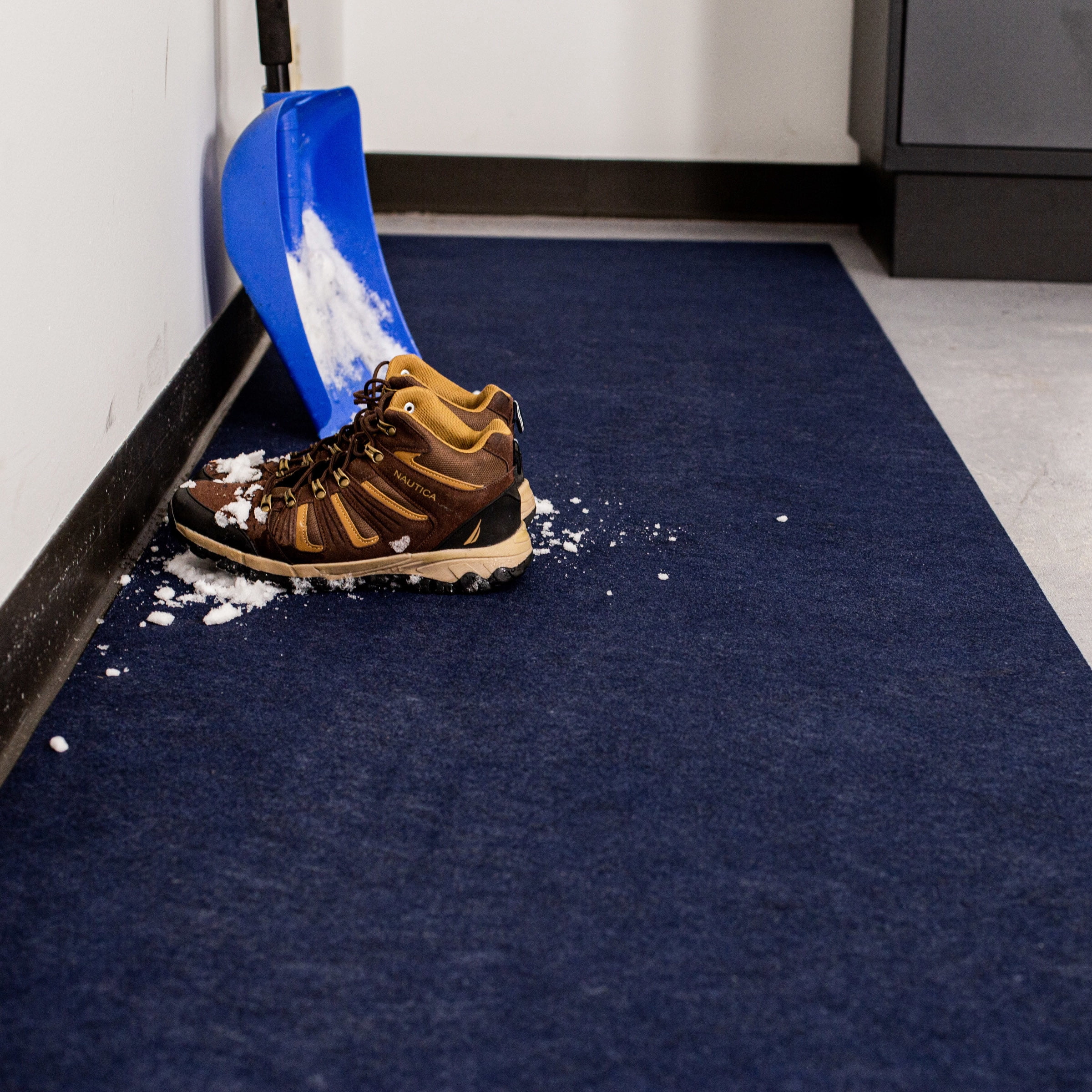 G-Floor Drip & Dry Absorbent Floor Runner Mat (30" x 24') in Blue