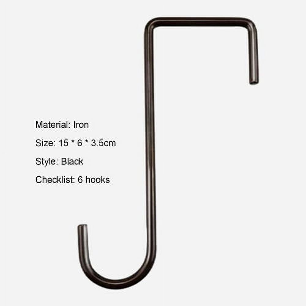 Cheers.US 6Pcs/Set Vinyl Fence Hooks, Patio Hangers Coated Steel Fence Hangers for Hanging Plants, Planters, Bird Feeders, Lights, Pool Tools
