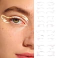 thumbnail image 2 of SharkTRUE Nine Tail FoxEye Liner Eye Shadow Makeup Stencils Template Sticker Eye R2V6, 2 of 8