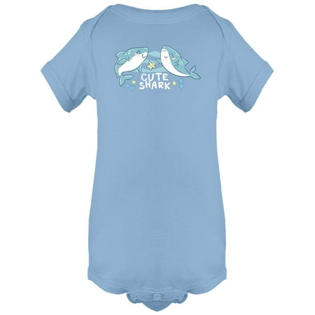 

Cute Blue Sharks Bodysuit Infant -Image by Shutterstock 6 Months