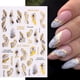 thumbnail image 4 of 6 uds pegatinas para uñas, calcomanías de mármol ondulado, suministros de decoración para uñas, decoración DIY, accesorios adhesivos 3D para uñas, 4 of 5