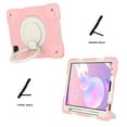 thumbnail image 6 of Case for iPad Pro 11 3rd Generation 2021: Military Grade Shockproof Silicone for iPad 11 Inch 2nd Gen w/Pencil Holder - Stand - Handle - Shoulder Strap For iPad Pro 11 2021/2020/2018,Pink, 6 of 11