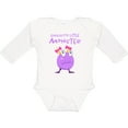 thumbnail image 3 of Inktastic Daddy's Little Monster Girls Long Sleeve Baby Bodysuit, 3 of 5