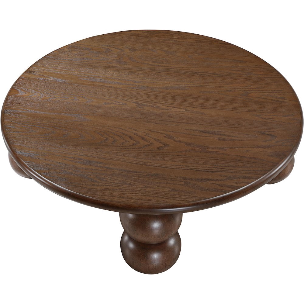 Meridian Furniture Kelvin Brown Wood And Oak Veneer Coffee Table
