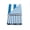 Tropical Blue, variant on Rifz GOTY32701503 GOT Collection Stripes Pool Towels, Tropical Yellow - Pack of 3