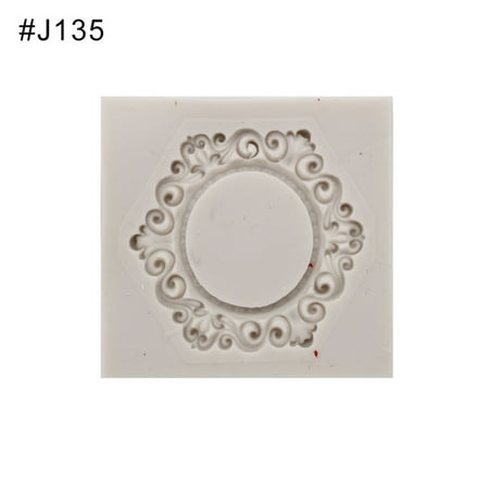 

GYMNASTIKA Cake Mold European Style Embossed Frame DIY Mold Fondant Cake Sugarcraft Decorating Tool