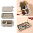 thumbnail image 2 of YongCo Paint Brush Washer Bucket 3 in 1 Art Brush Cleaner Washing Pots Art Pen Wash Barrels Tub with Lid Palettes Brush Holder, 2 of 19