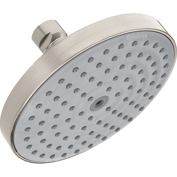 Hansgrohe Raindance S Showerhead 150 1Jet, 2.5 GPM in Brushed Nickel